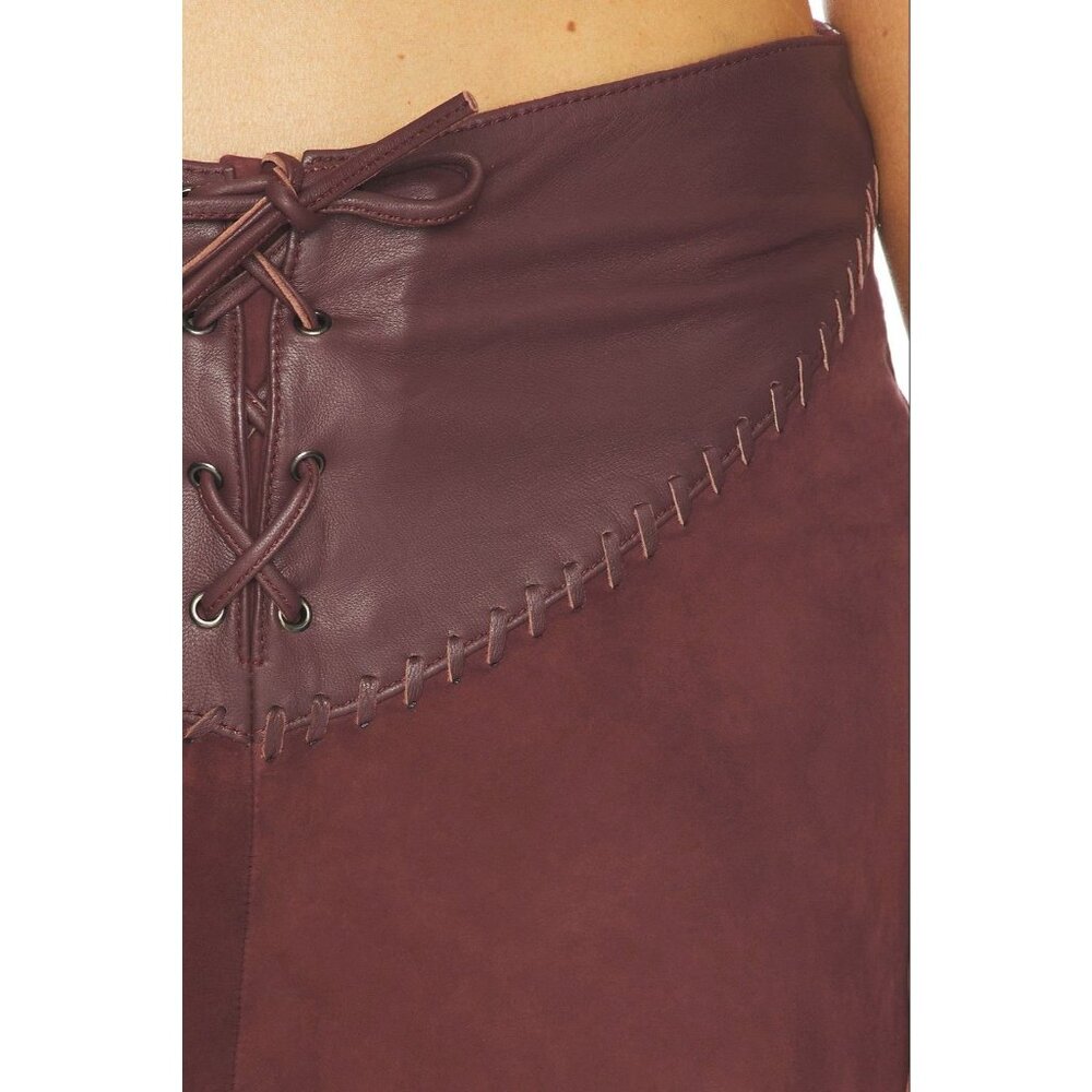Understated Leather Sonny Suede Pants in Chocolate Small New Womens Leather - Picture 6 of 15